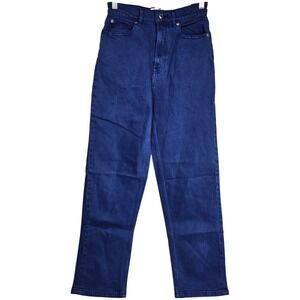 EVERLANE The Way High Jean Organic Cotton Blue Straight Leg Women's Size 26 Tall